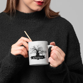 Harry Potter-spell | Alltid Citat Silhuett Kaffemugg