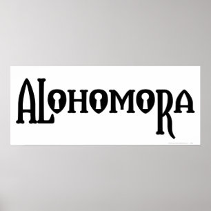 Harry Potter Spell   Alohomora Poster