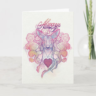 Harry Potter Spell   "Always" Doe Patronus Kort