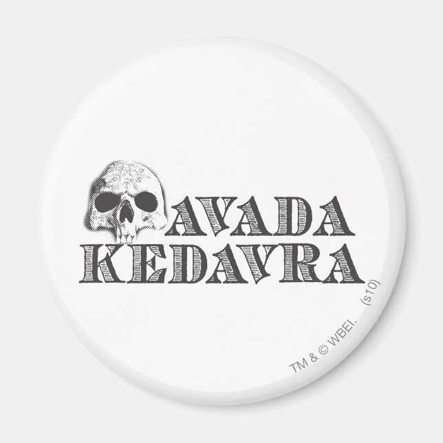 Harry Potter Spell | Avada Kedavra Magnet (Framsidan)