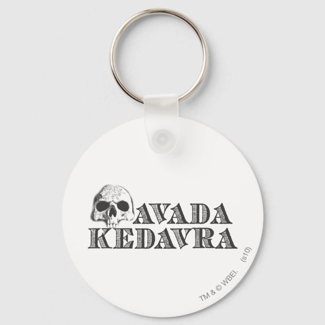 Harry Potter Spell | Avada Kedavra Nyckelring (Framsida)