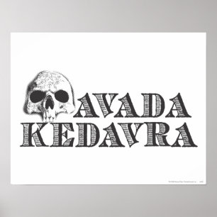 Harry Potter Spell Avada Kedavra Poster