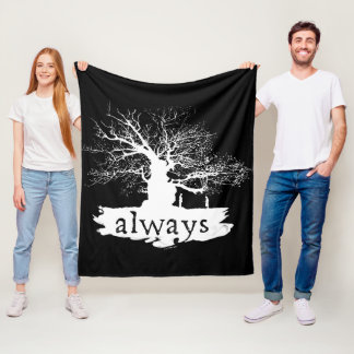 Harry Potter Spell | Citera alltid Silhouette Fleecefilt