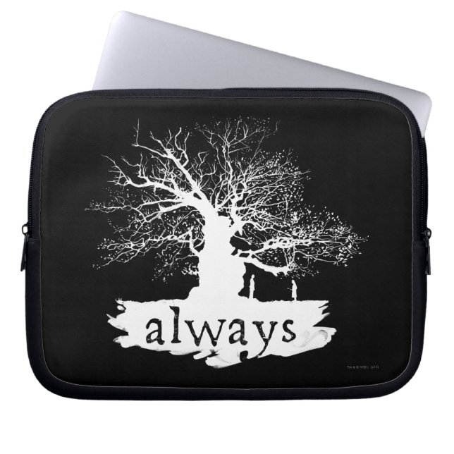 Harry Potter Spell | Citera alltid Silhouette Laptop Fodral (Framsidan)