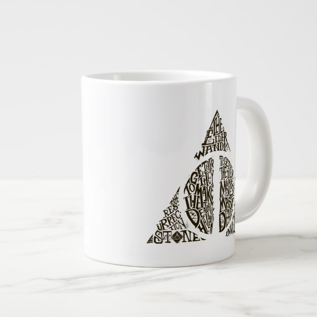 Harry Potter Spell | DATORHALLOWS Typografi GR Jumbo Mugg (Framsida höger)