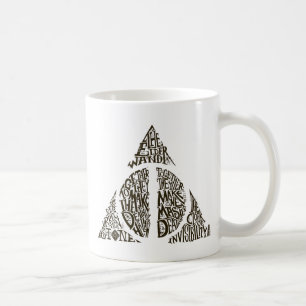 Harry Potter Spell   DATORHALLOWS Typografi GR Kaffemugg
