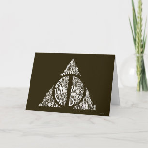 Harry Potter Spell   DATORHALLOWS Typografi GR Kort