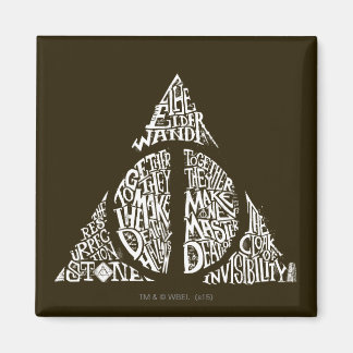 Harry Potter Spell | DATORHALLOWS Typografi GR Magnet