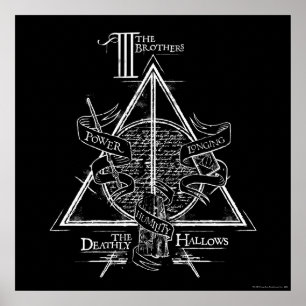 Harry Potter-spell   DEATHLY HALLOWS-grafik Poster