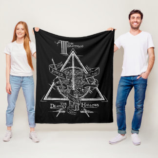 Harry Potter Spell | DÖDSHALLOWS-grafik Fleecefilt