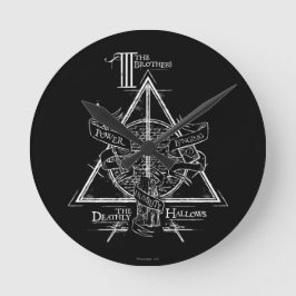 Harry Potter Spell | DÖDSHALLOWS-grafik Rund Klocka