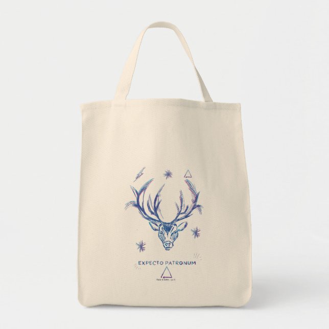 Harry Potter Spell | EXPECTO PATRONUM™Stag Sketch Tygkasse (Framsidan)