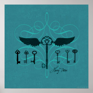 Harry Potter-spell | Flygande nycklar Poster
