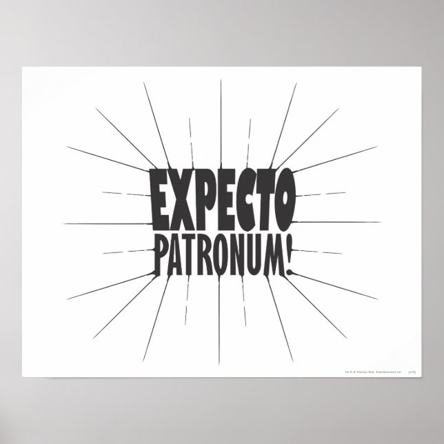 Harry Potter Spell | FÖRVÄNTAR PATRONUM™! Poster (Framsidan)