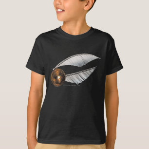 Harry Potter Spell Golden Snitch T Shirt