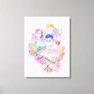 Harry Potter Spell   Harry, Hermione, & Ron Waterc Canvastryck