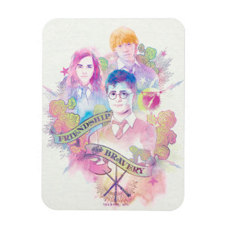 Harry Potter Spell | Harry, Hermione, & Ron Waterc Magnet