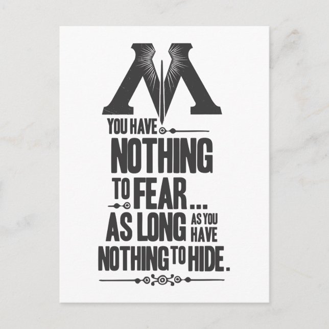 Harry Potter-spell | Magi-ministerns propaganda Vykort (Framsida)