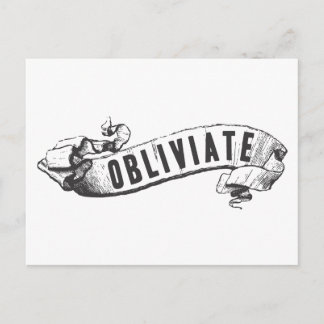 Harry Potter Spell | Obliviat Vykort