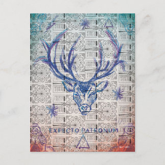 Harry Potter Spell | Stag Patronus Sketch Vykort