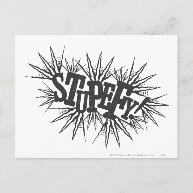Harry Potter Spell | Stupefy! Vykort (Framsida)