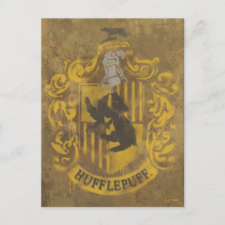 Harry Potter | Sprayfärg för Vapensköld av Hufflep Vykort