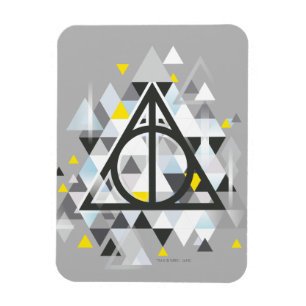 Harry Potter Symbol för geometrisk uppvärmning Magnet