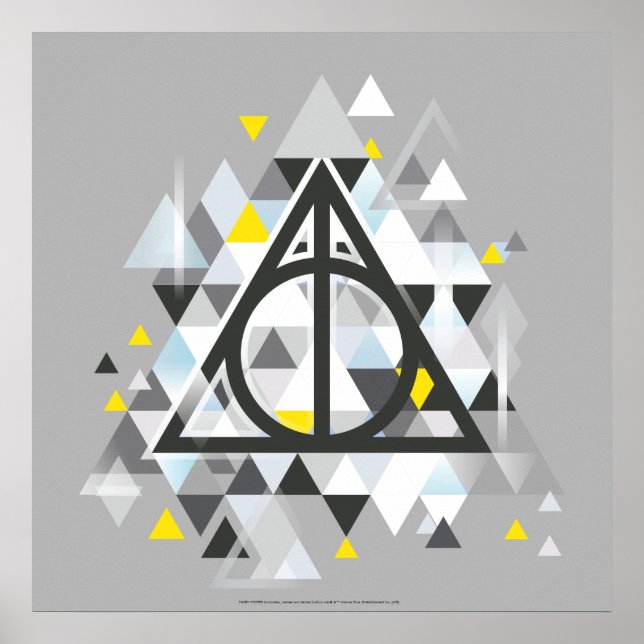 Harry Potter | Symbol för geometrisk uppvärmning Poster (Framsidan)