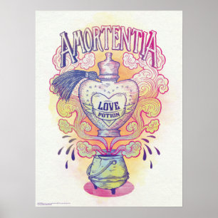 Harry Potter Tecken Amortentia Kärlek Potion Fla Poster