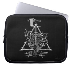 Harry Potter Tecken   DEATHLY HALLOWS Grafik Laptop Fodral