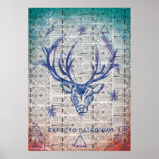 Harry Potter Tecken | EXPECTO PATRONUM™Hjort Skiss Poster