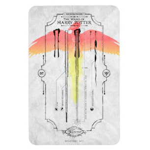 Harry Potter Tecken Harrys Trollstav Infographic Magnet