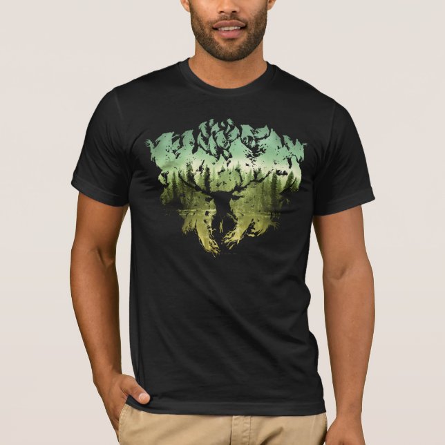 Harry Potter Tecken | Hjort Patronus Tee Shirt (Framsida)