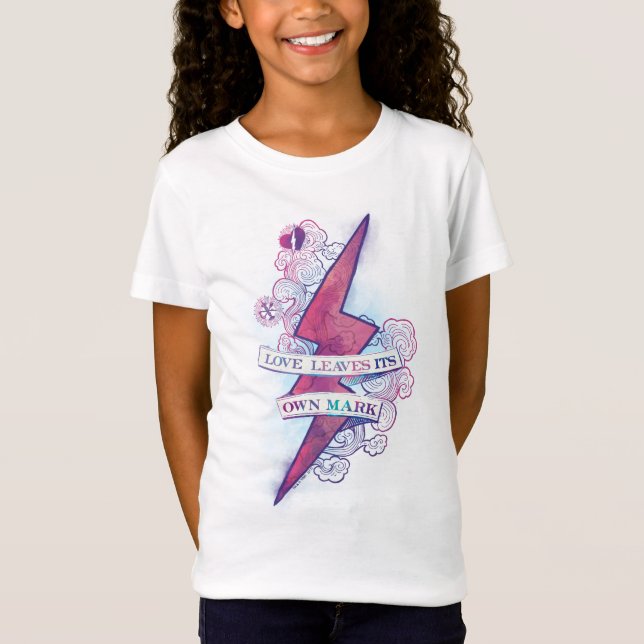 Harry Potter Tecken | Kärlek Lämnar Sitt Eget Spår Tee Shirt (Framsida)