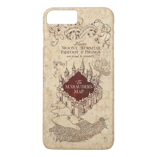 Harry Potter Tecken | Marodörens Karta Case-Mate iPhone Skal (Baksida)