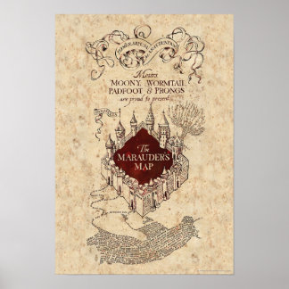 Harry Potter Tecken | Marodörens Karta Poster