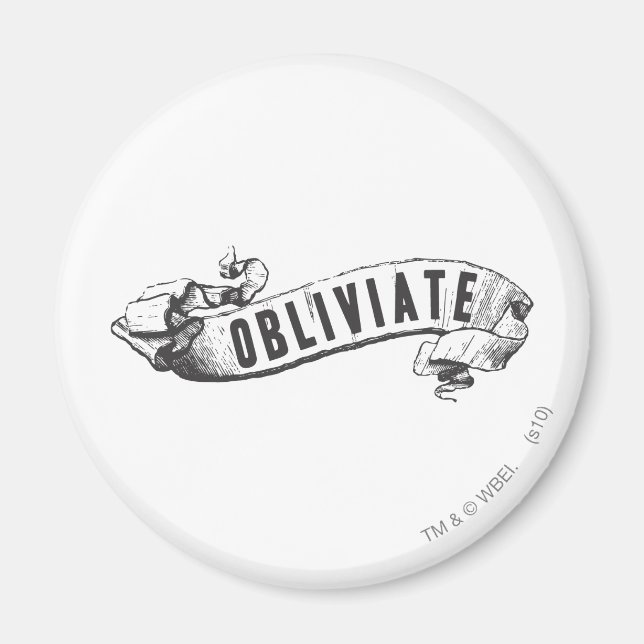 Harry Potter Tecken | Obliviate Magnet (Framsidan)