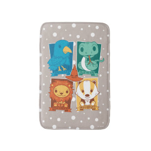 HARRY POTTER™   TECKNAD HOGWARTS™ HOUSES BADRUMSMATTA