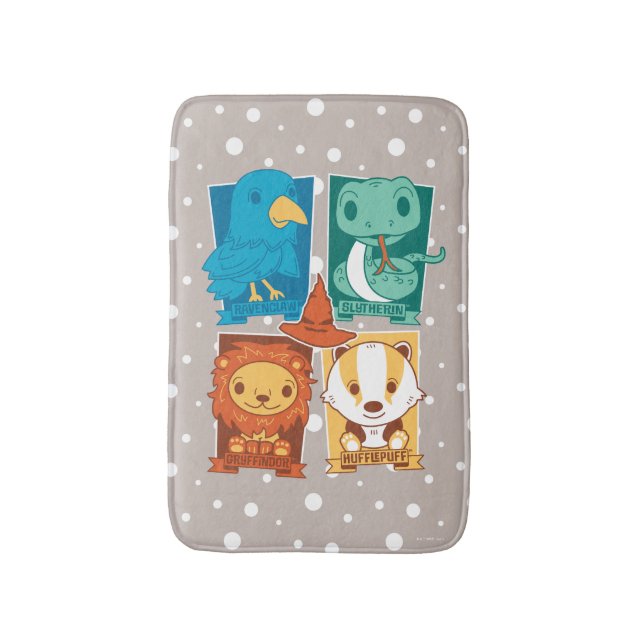 HARRY POTTER™ | TECKNAD HOGWARTS™ HOUSES BADRUMSMATTA (Framsidan (Vertikal))