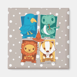 HARRY POTTER™   TECKNAD HOGWARTS™ HOUSES MAGNET