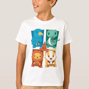 HARRY POTTER™   TECKNAD HOGWARTS™ HOUSES T SHIRT