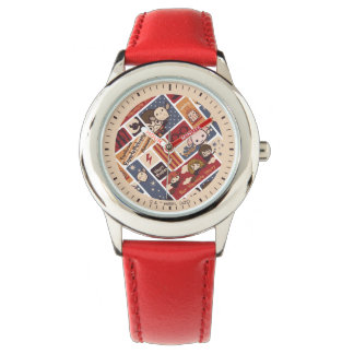 Harry Potter Tecknad Scenes Mönster Armbandsur