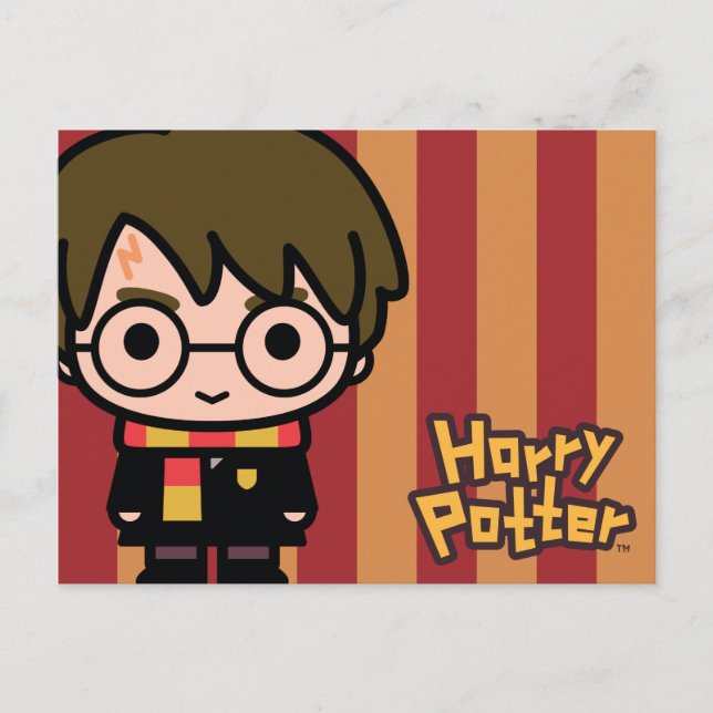 Harry Potter Tecknade figurer Art Vykort (Framsida)