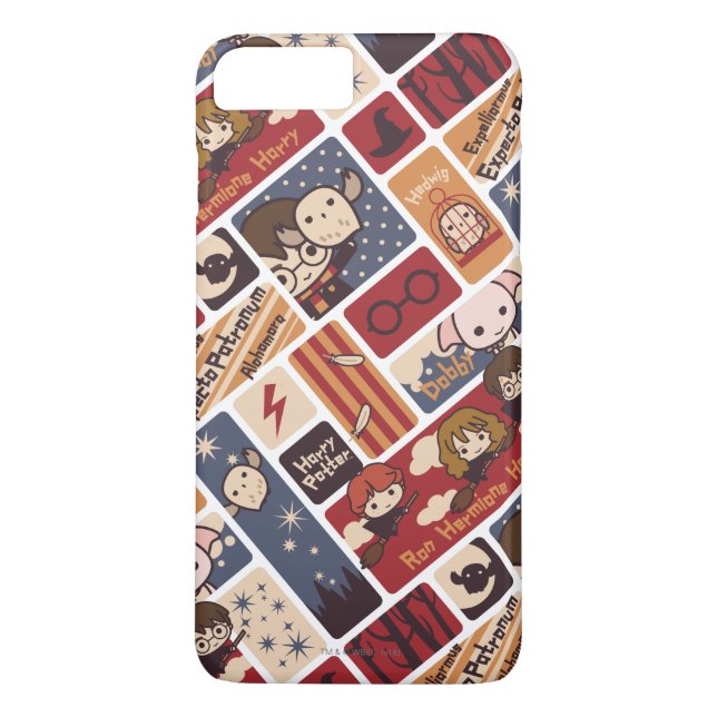 Harry Potter Tecknade Scener Mönster Case-Mate iPhone Skal (Baksida)