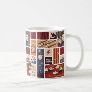 Harry Potter Tecknade Scener Mönster Kaffemugg