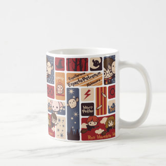 Harry Potter Tecknade Scener Mönster Kaffemugg