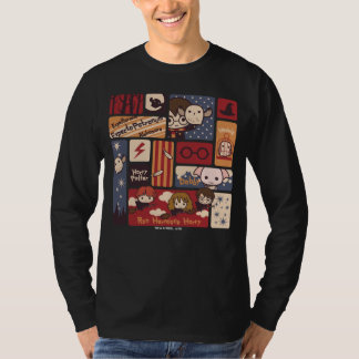 Harry Potter Tecknade Scener Mönster T Shirt