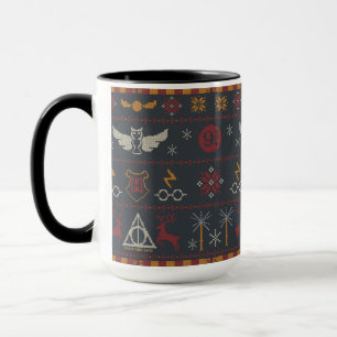 HARRY POTTER™ Tema Korsstygnsmönster Mugg
