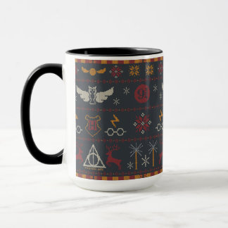 HARRY POTTER™ Tema Korsstygnsmönster Mugg