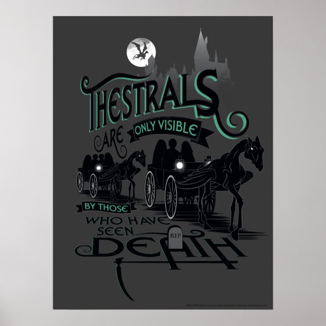 Harry Potter | Testrals Typography Graphic Poster (Framsidan)
